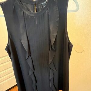 Ann Taylor Women's Sleeveless Top, Size Large, Color Black